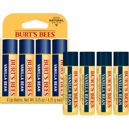 Burt's Bees Lip Balm, Pomegranate, 0.15 oz., 4 Tubes