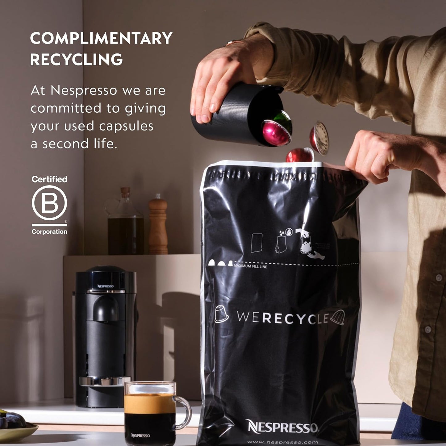 Nespresso Capsules Vertuo, Variety Pack, Medium and Dark Roast Coffee, 30 Count Coffee Pods, Brews 7.8 oz.