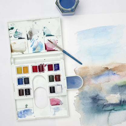 Winsor & Newton Cotman Watercolor Paint Set, Sketchers' Pocket Set