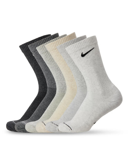 Nike Adult Dri-FIT Everyday Elevated Crew Socks (6-Packs) | Mens and Womens