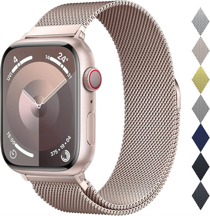 Original Milanese Loop Compatible with Apple Watch Bands for Women & Men