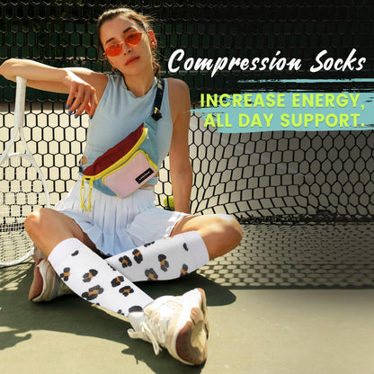 Copper Compression Socks 15-20 mmHg for Men & Women 8 Pairs – Circulation Support for Nurses, Travel, Running, Hiking, Soccer