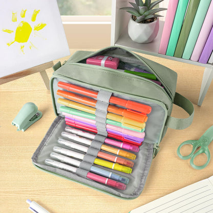 Sooez Original High Capacity Pencil Case, Big Pencil Bag Pouch Organizer