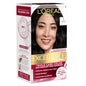 L'Oreal Paris Excellence Crème Permanent Hair Dye, Triple Care Hair Color with Hyaluronic Acid for 100% Gray Coverage, 4 Dark Brown, 1 Kit (Packaging May Vary)