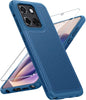 FNTCASE for Google Pixel 10 / Pixel 10 Pro Case: Soft TPU Non Slip Blue