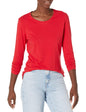 Amazon Essentials Women's Regular-Fit Long-Sleeve Crewneck T-Shirt