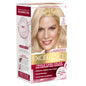 L'Oreal Paris Excellence Crème Permanent Hair Dye, Triple Care Hair Color with Hyaluronic Acid for 100% Gray Coverage, 4 Dark Brown, 1 Kit (Packaging May Vary)