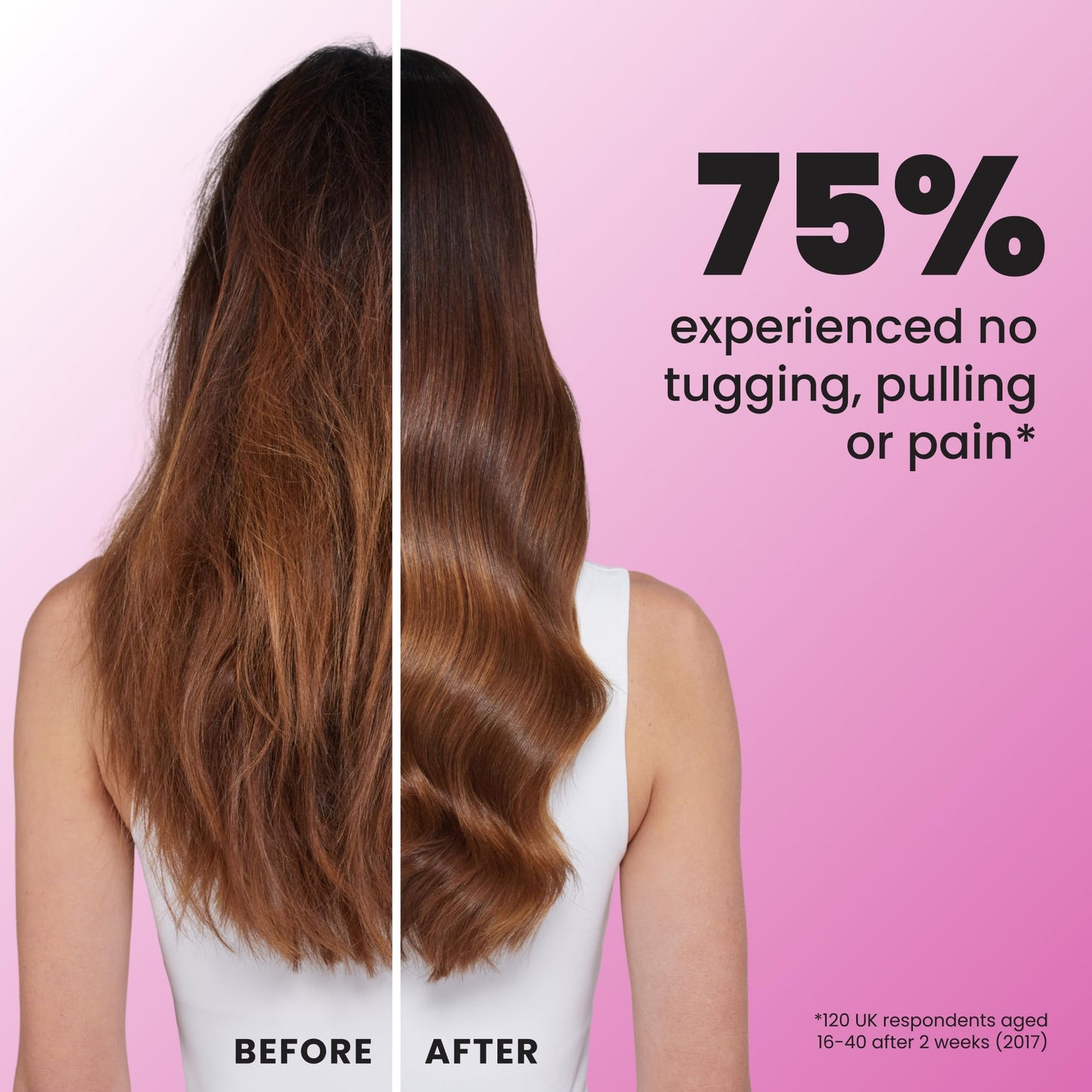 Tangle Teezer Ultimate Detangler Brush, Straight to Wavy, Liquorice Black