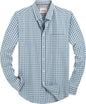 Alimens & Gentle Mens Solid Oxford Shirt Long Sleeve Dress Shirt Work Casual Button Down Shirts with Pocket