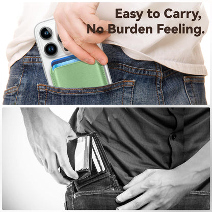 Magnetic Wallet Cell Phone Card Holder for Phone Case with Mag-Safe