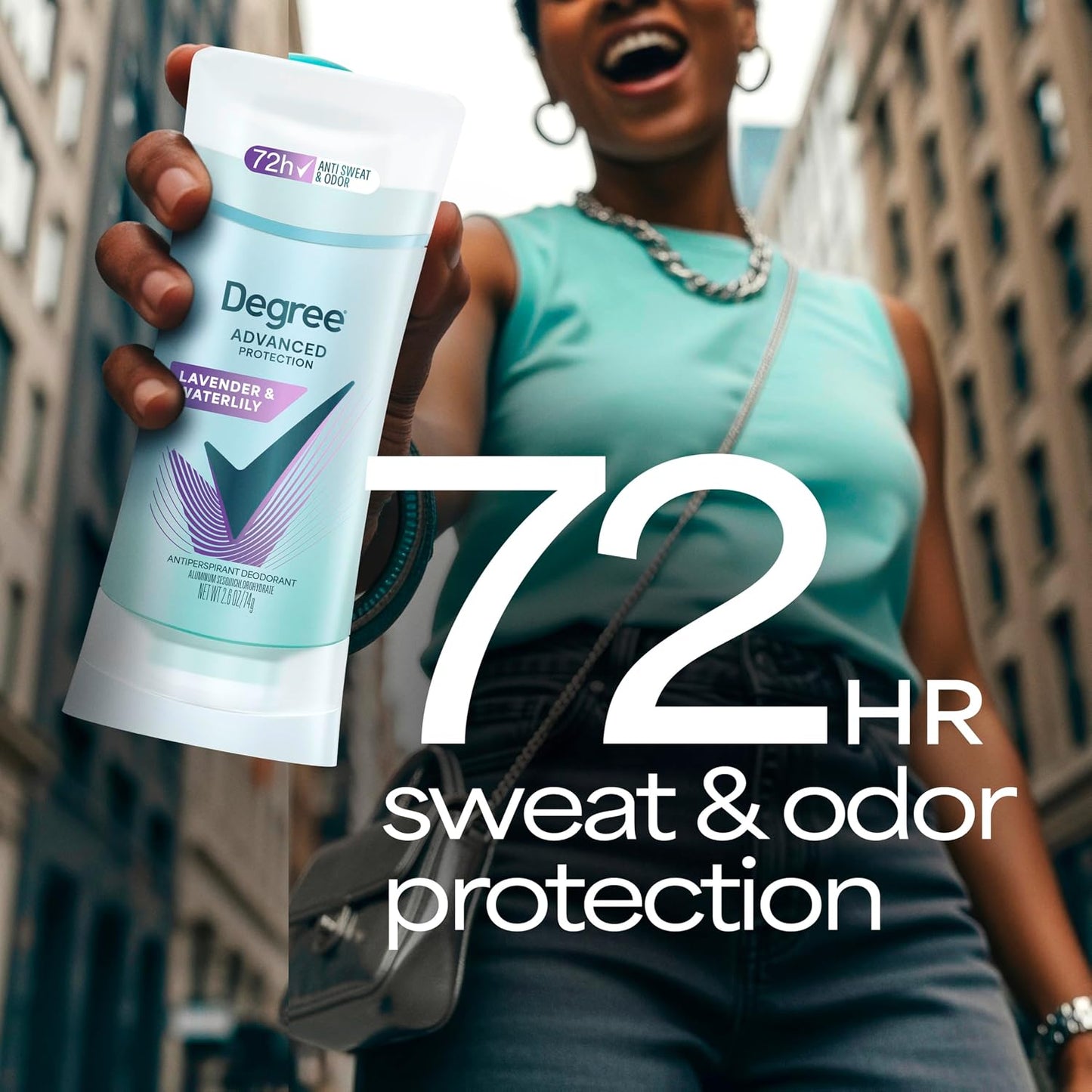 Degree Antiperspirant Deodorant Sexy Intrigue 72-Hour Sweat & Odor Protection Antiperspirant Deodorant For Women with Body Heat Activated Technology 2.6 oz (Pack of 2)