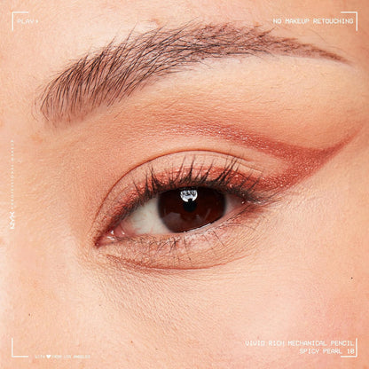 NYX PROFESSIONAL MAKEUP Mechanical Eye Pencil,Vivid Rich Mechanical, Creamy Retractable Eyeliner - Always Onyx, Black Eyeliner