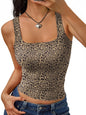 Trendy Queen Women's Double Lined Square Neck Tank Top