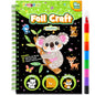 FUNNYB&G Foil Art Craft Kit for Kids, Sparkly Birthday Gift Toy for Boys