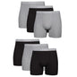 Hanes Men's Underwear Boxer Briefs Pack, Cool & Breathable Cotton Moisture-wicking Underwear for Men, No Ride Up