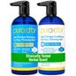 PURA D'OR Deep Moisturizing Biotin Hair Regrwoth Conditioner Thickens, Softens, & Moisturizes Dry, Frizzy, Damaged Hair w/Argan Oil, Pumpkin, Rosemary, Honeysuckle, Vitamin E, Men & Women, 16oz