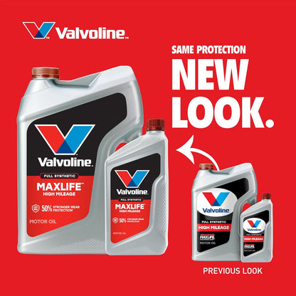 Valvoline MaxLife High Mileage 5W-30 Synthetic Blend Motor Oil 5 Quart