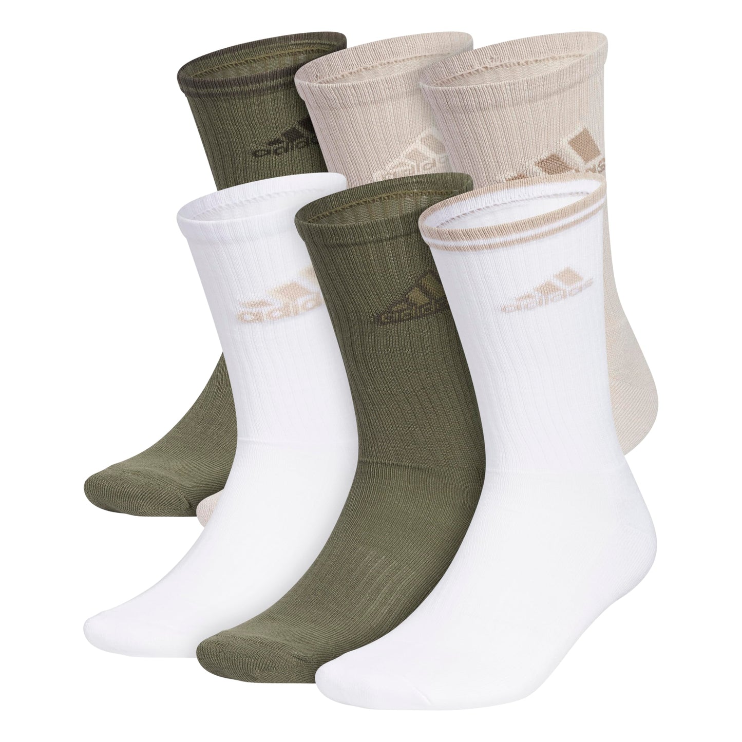 adidas Athletic Cushioned 6-Pack Crew