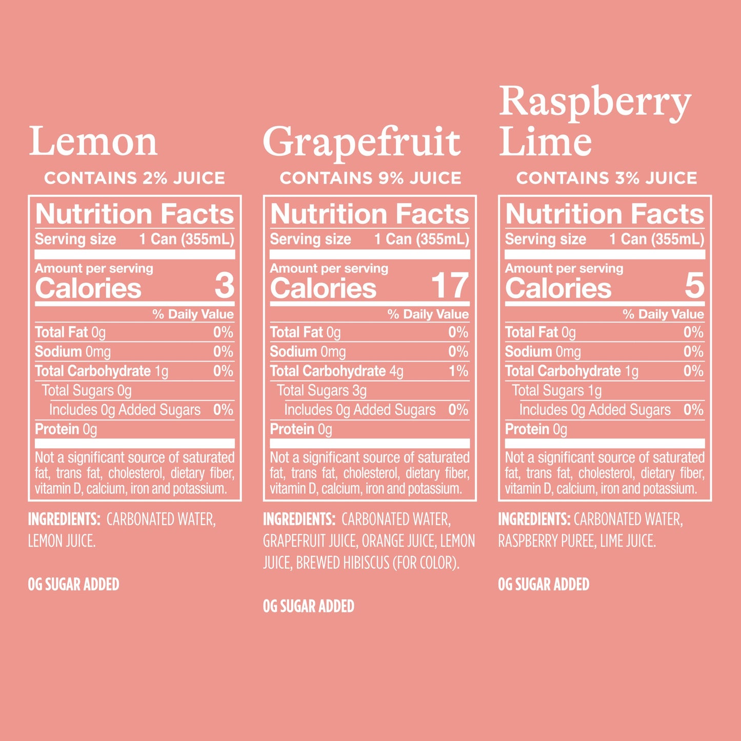 Spindrift Sparkling Water, 4 Flavor Variety Pack, Made with Real Squeezed Fruit, 12 Fl Oz (Pack of 20)