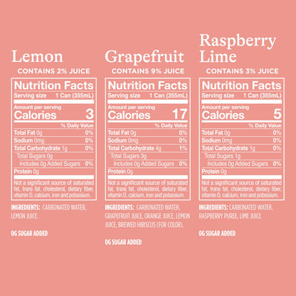 Spindrift Sparkling Water, 4 Flavor Variety Pack, Made with Real Squeezed Fruit, 12 Fl Oz (Pack of 20)