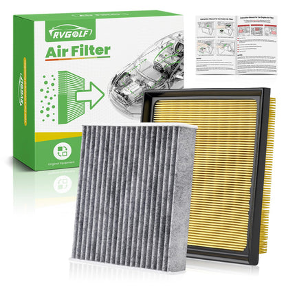 Engine+Cabin Air Filter Fit for 2014-2020 Rogue, 2017-2022 Rogue Sport