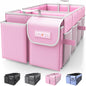 HOTOR Trunk Organizer - Foldable Car Organizer for SUVs & Sedans Storage