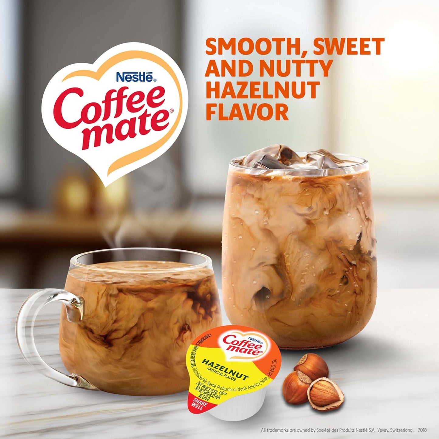 Nestle Coffee mate Original Non-Dairy Creamer Singles, 0.375 oz, 180-Pack