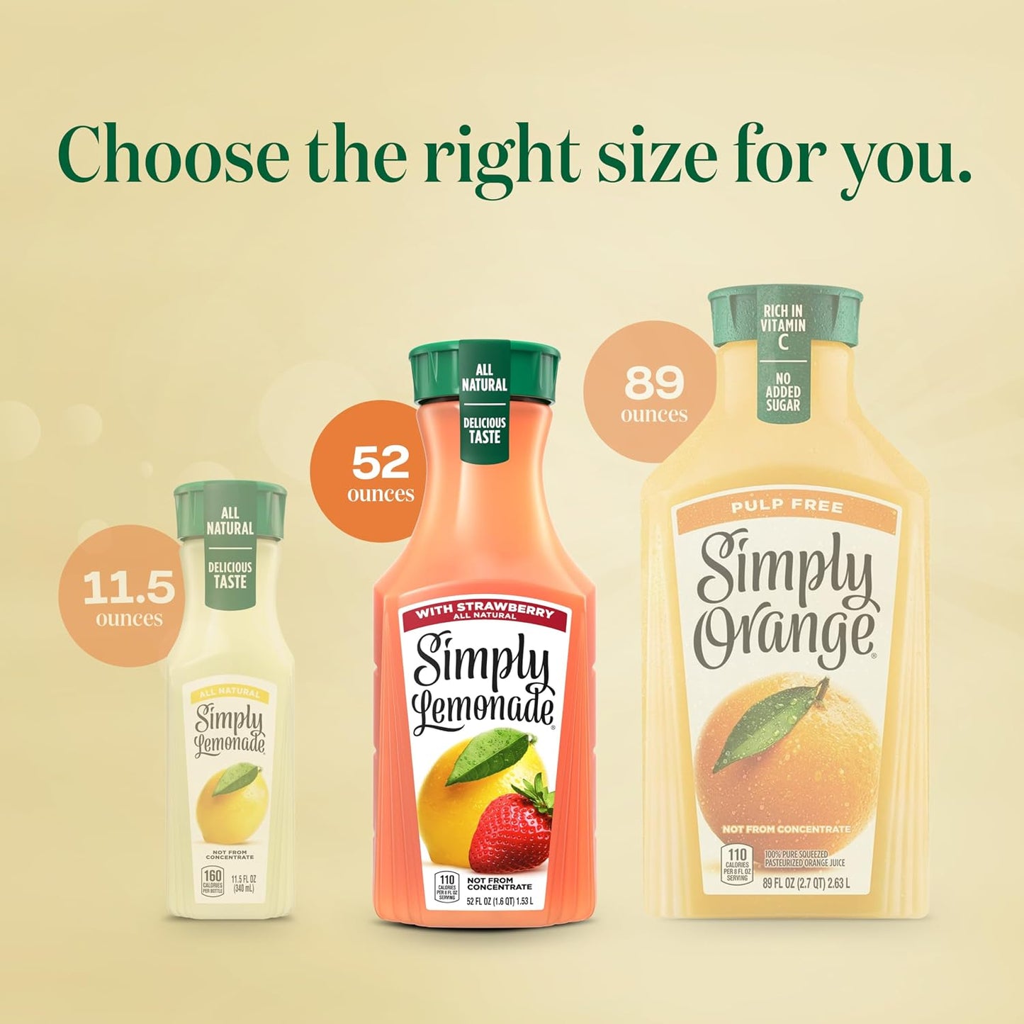 Simply Lemonade with Strawberry, 52 Fl Oz Bottle