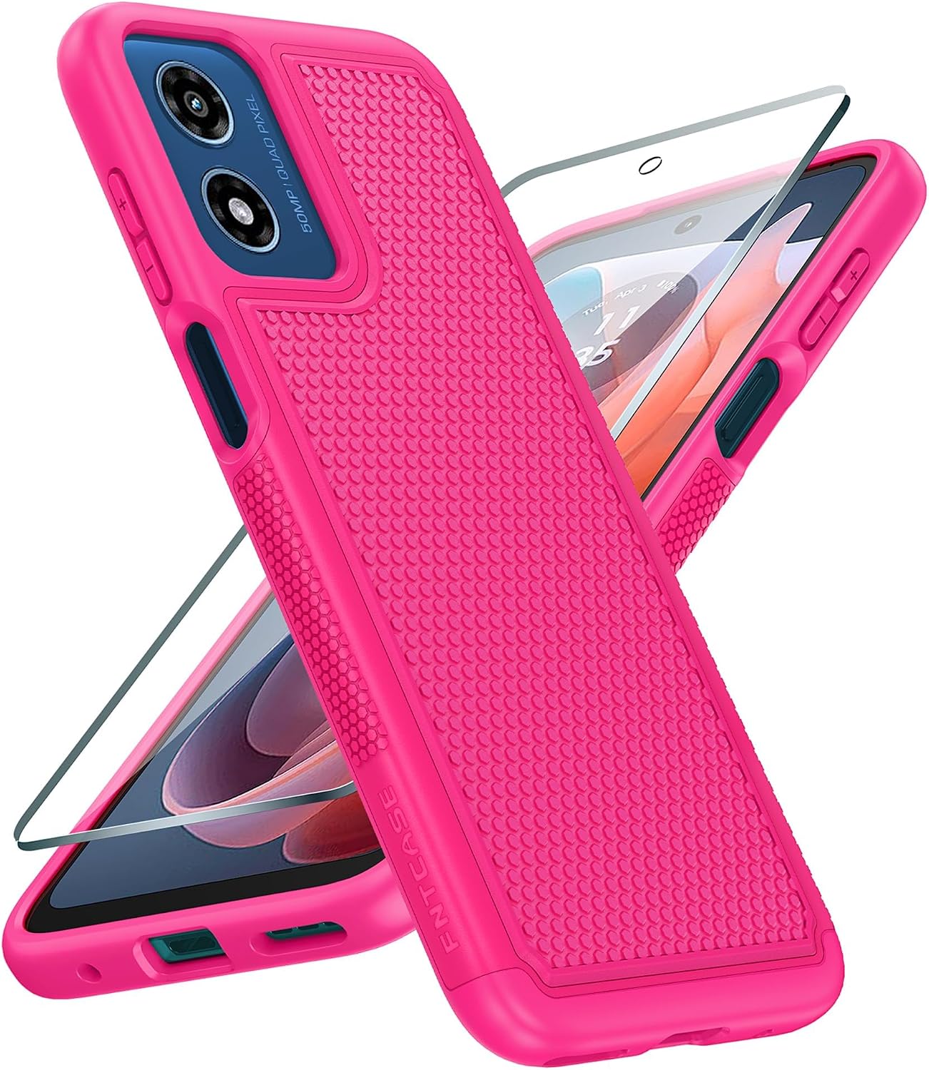 FNTCASE for Google Pixel 10 / Pixel 10 Pro Case: Soft TPU Non Slip Blue