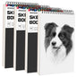 Soucolor Sketch Book 9" x 12", 100 Sheets Kids Art Sketchbook Drawing Pad