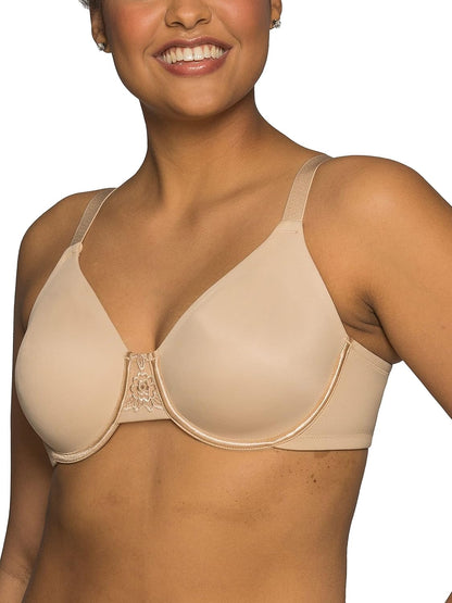 Vanity Fair Women's Beauty Back Smoothing Minimizer Bra, Minimizes Bust Line up to 1.5", Non Padded Cups up to H
