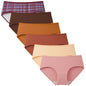 INNERSY Womens Underwear Cotton Hipster Panties Regular & Plus Size 6-Pack