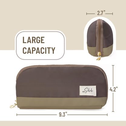 Mr. Pen- Wide-Opening Pencil Case, Triangle Design