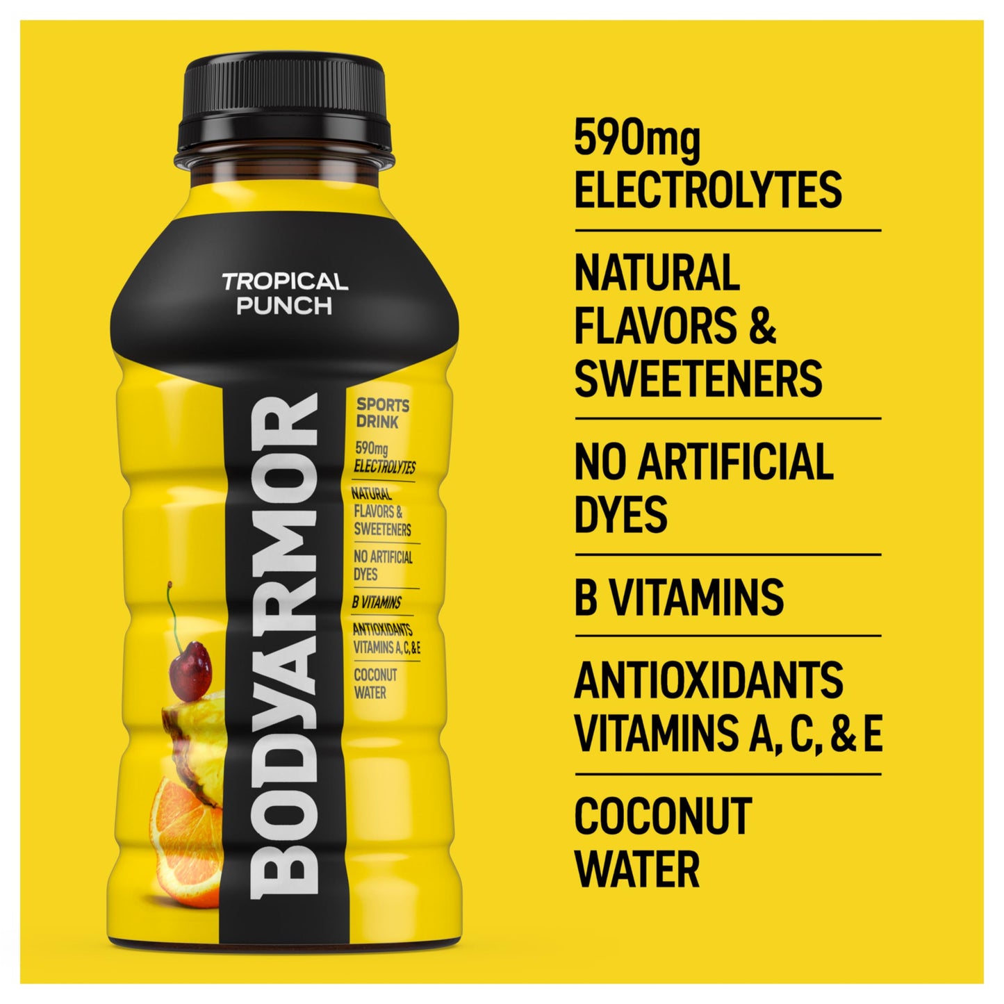 BODYARMOR Sports Drink, Strawberry Banana, Electrolyte Drink Hydration, 12 Fl Oz Bottles (8 Pack), Flavored Coconut Water with B Vitamins & Antioxidants