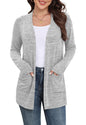 Yincro Women Lightweight Cardigan Long Sleeve Open Front with Pockets S-3XL