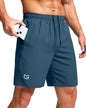 G Gradual Men's Athletic Running Shorts with 2 Zipper Pockets 7"/ 5"/ 9"
