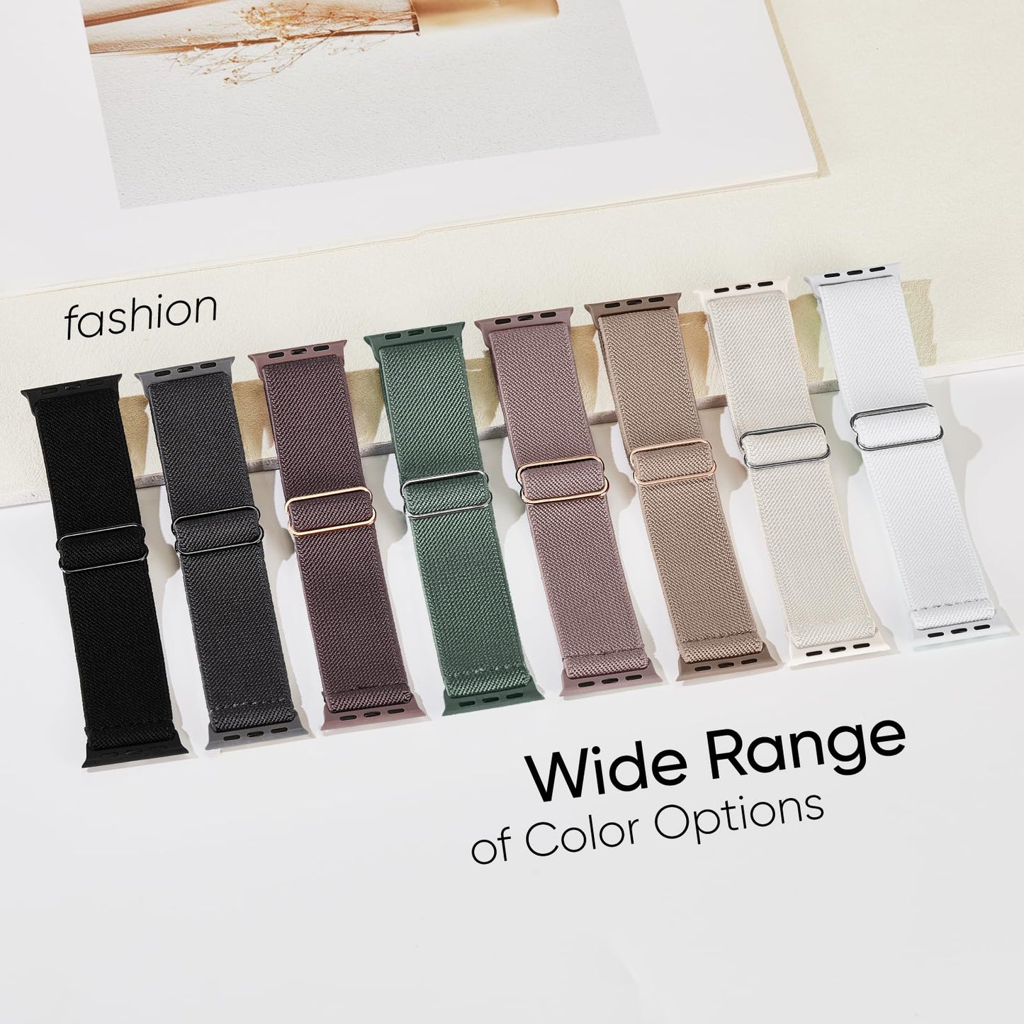 10 Pack Stretchy Bands Compatible with Apple Watch Band Women Men