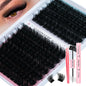 Lash Clusters Wispy 100D Eyelash Clusters 10-18mm Fluff Cluster Eyelash Extensions D Curl No Plastic Feel Individual Lashes Extension 204 Pcs Versatile False Eyelashes Clusters