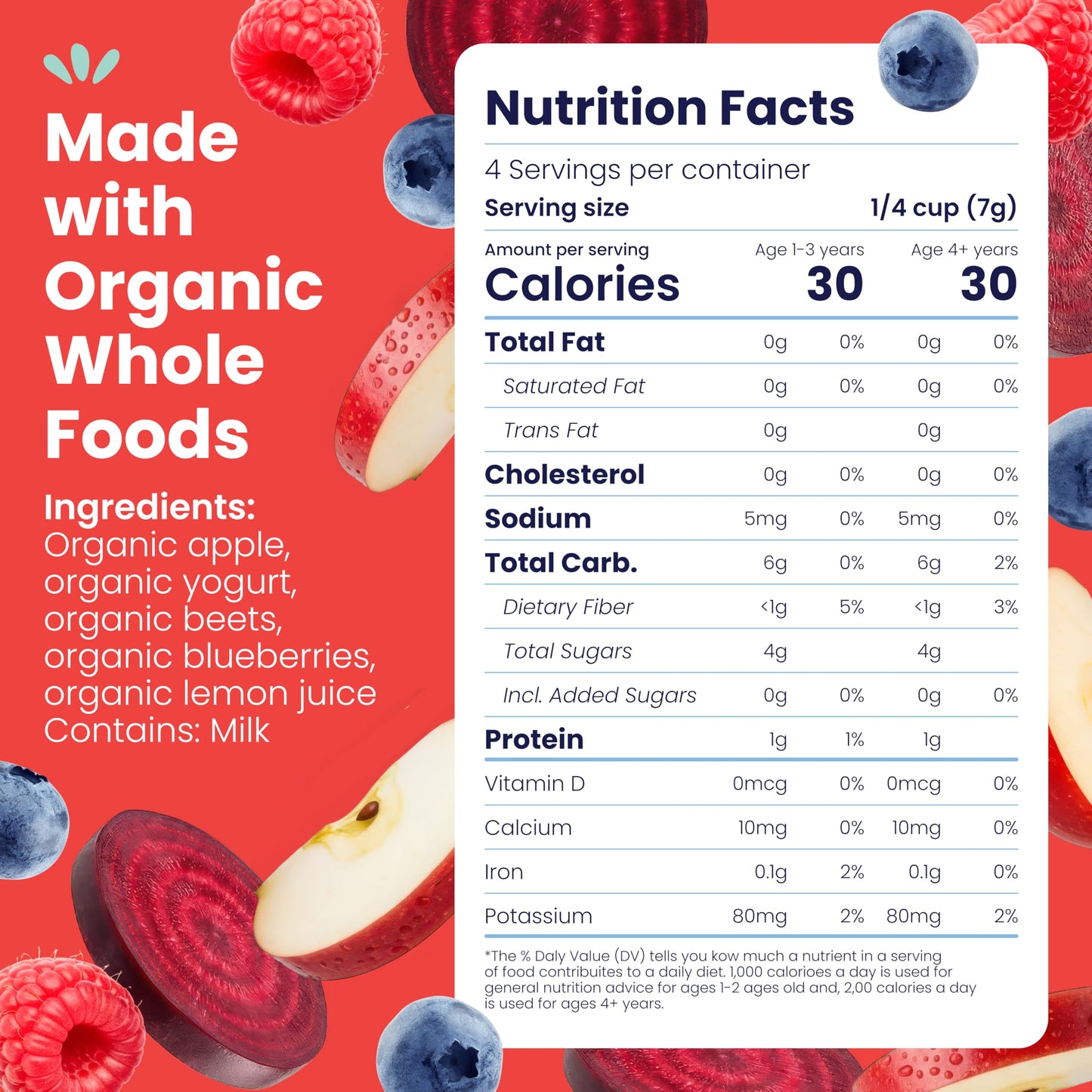 Amara Smoothie Melts - Mango Carrot - Organic Baby Snacks w/ Fruits & Veggies - Plant Based Yogurt Melts - Healthy Toddler Snack - Activity Book Included - Enjoy From 10+ Mos - 6 Resealable Bags