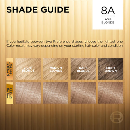 L'Oreal Paris Superior Preference Luminous Fade-Defying Permanent Hair Color, Hair Dye For Up to 9 Weeks of Radiance, Medium Brown 5, 1 Hair Dye Kit