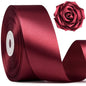 Mauproy Dusty Rose Satin Ribbon, 1-1/2 Inch, 50 Yards