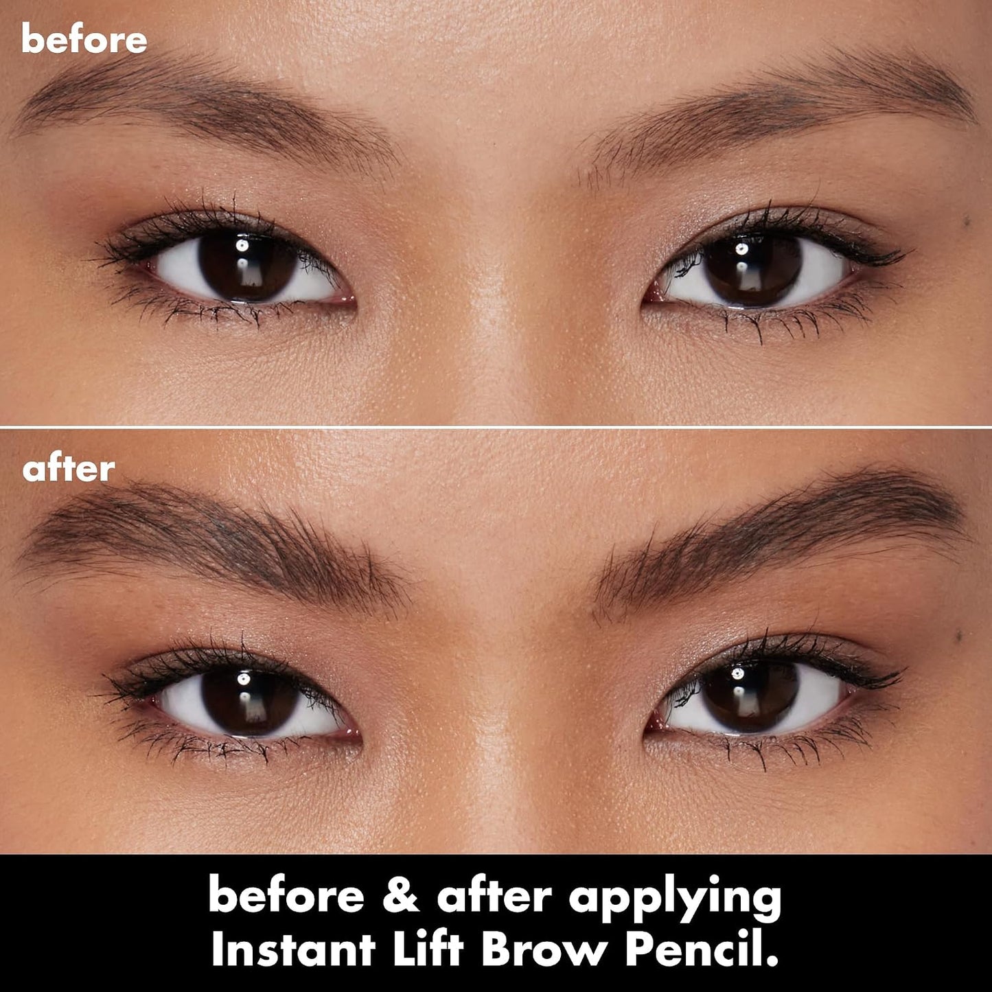 e.l.f. Instant Lift Brow Pencil, Dual-Sided, Precise, Fine Tip, Shapes, Defines, Fills Brows, Contours, Combs, Tames, Neutral Brown, 0.006 Oz