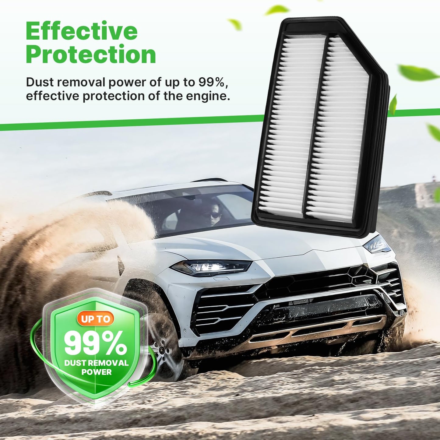 Engine+Cabin Air Filter Fit for 2014-2020 Rogue, 2017-2022 Rogue Sport