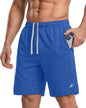 Breathable Mesh Mens Athletic Shorts Loose-Fit Quick Dry Running Gym Shorts