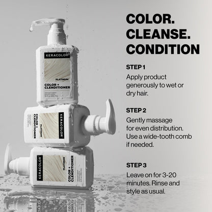 Keracolor Color + Clenditioner, Semi-Permanent Hair Color, 23 Shades