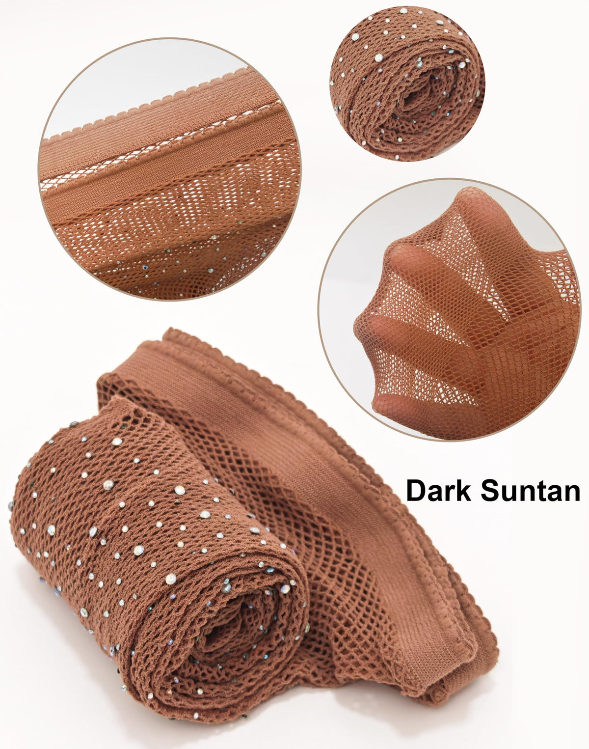 VEBZIN Sparkly Fishnets Stockings High Waist Tights for Women