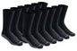 Dickies Men's Dri-tech Original Moisture Control Crew Socks, Available in M-xxl (6, 12, 18 Pairs)