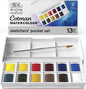 Winsor & Newton Cotman Watercolor Paint Set, Sketchers' Pocket Set