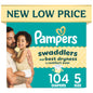 Pampers Swaddlers Baby Diapers, Size 5, 132 Count