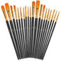 Soucolor Acrylic Paint Brushes Set, 20 Pcs Pointed Tip Artist Paintbrushes